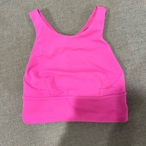 High neck pink lululemon top
